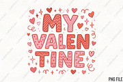 My Valentine PNG Valentines Love, an Illustration by CraftArtStudio (Thumbnail 1 of 4)