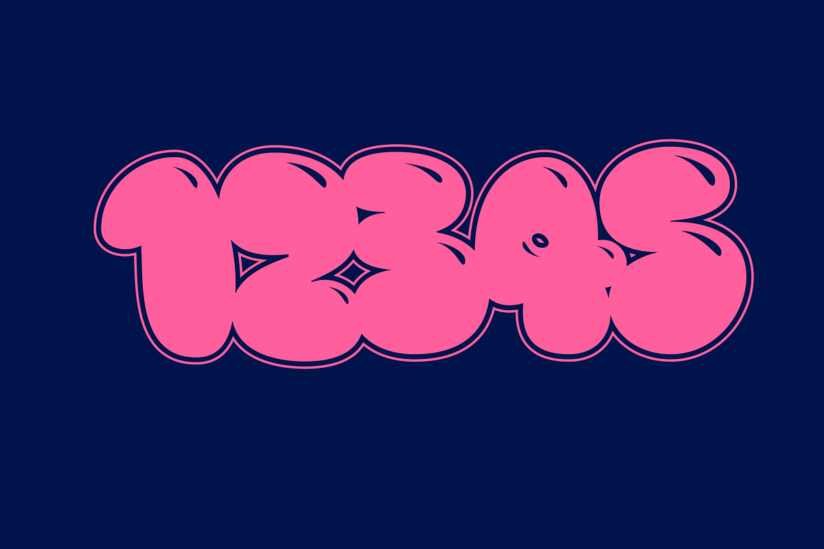 Graffiti Bubble Text Effect preview 2