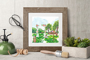 Rustic Watercolor Graphic Set, a Decorative Illustration by Elly Studio (Thumbnail 7 of 13)