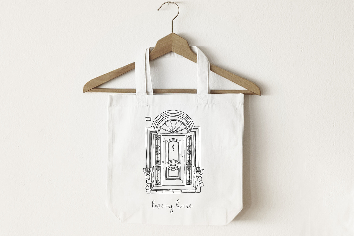 Doors. Vector set, an Object Illustration by iri-illustration (Photo 5 of 9)
