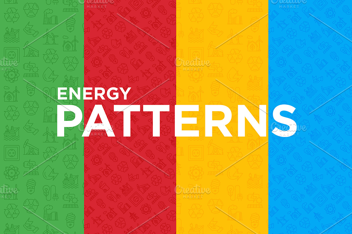 Energy Patterns Collection, a Pattern Graphic by Alex Blogoodf (Photo 6 of 7)