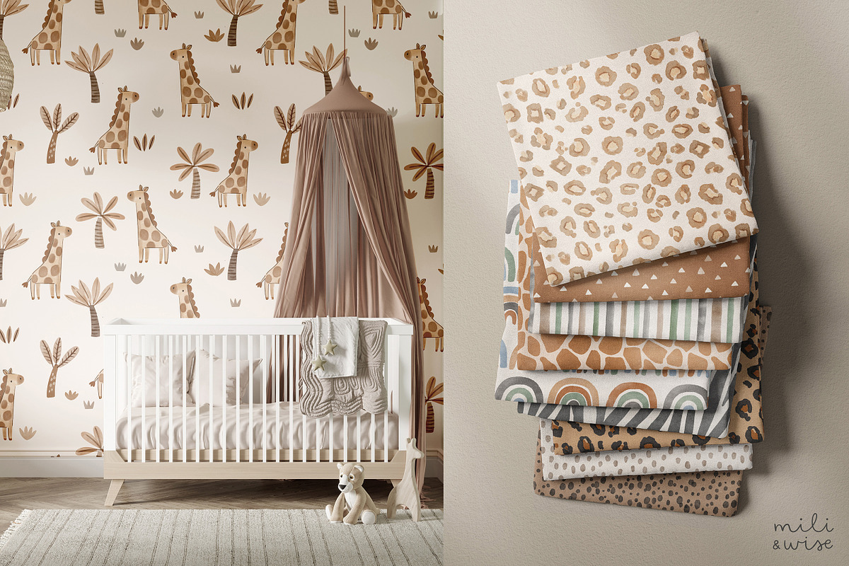 Safari Dreams – Kids Safari Seamless, a Pattern Graphic by Point and Poem (Photo 13 of 14)