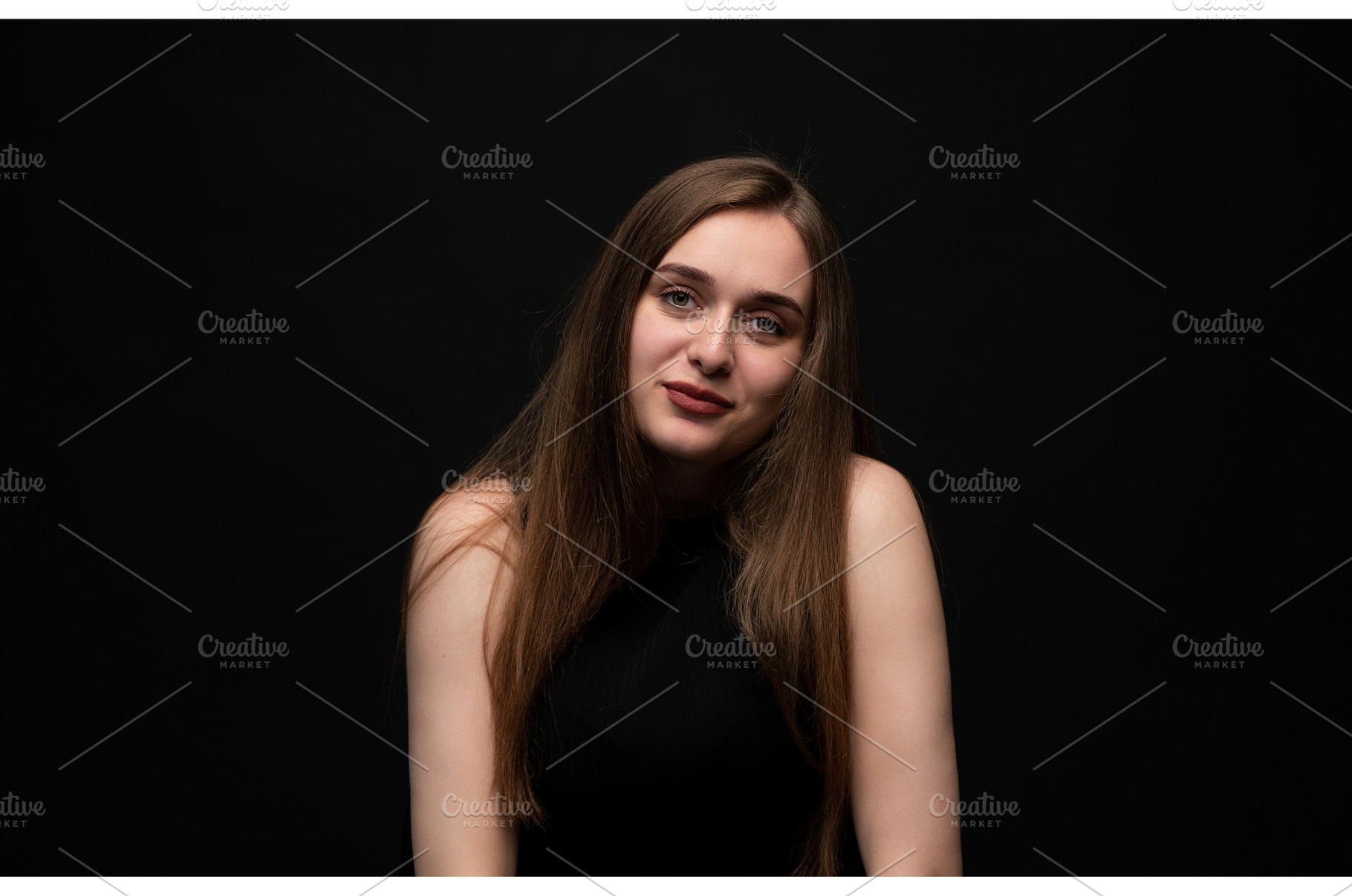 Young woman smiling with confident, a Person Photo by volodymyrshtun13795