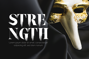 Drama Genre Serif Brush Font