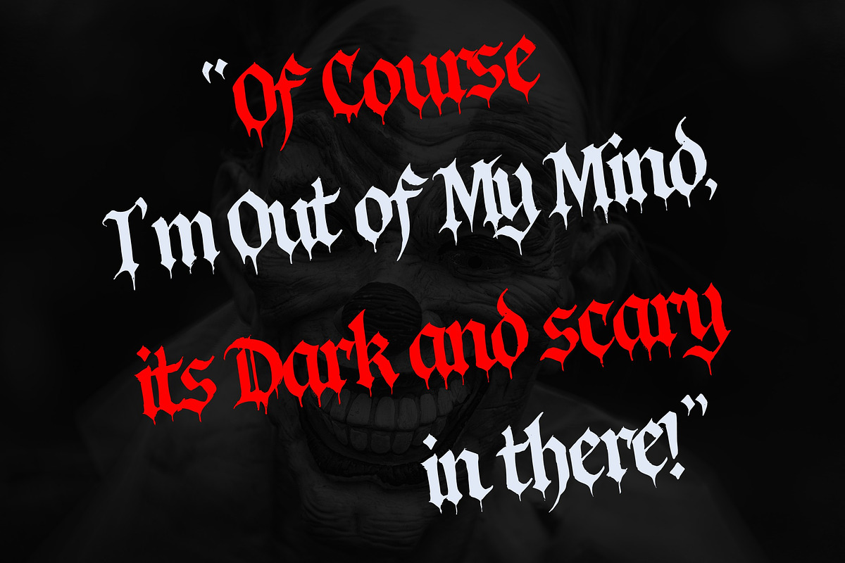 Angkara Calligraphic Gothic Font, a Blackletter Font by Art StoreID (Photo 5 of 9)