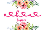 Ana Bryan | Cute Heart Script Font, a Script Font by Zmapist (Thumbnail 4 of 4)