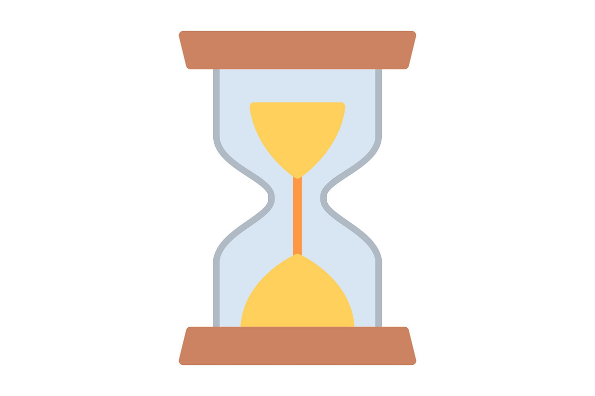 Hourglass Flat Icon, a Duotone Icon by Pexelpy (Photo 1 of 2)