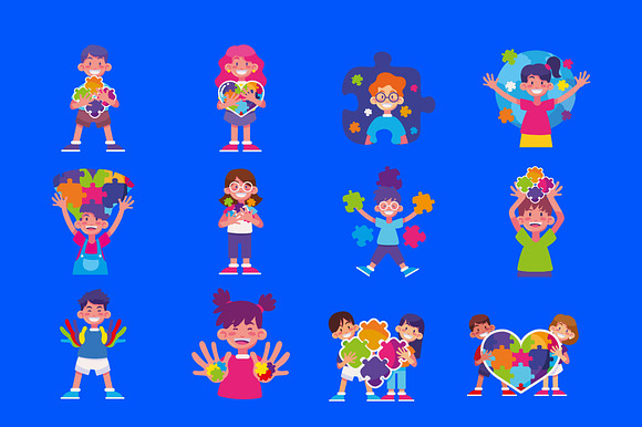 Autism Awareness Kids Set preview 2
