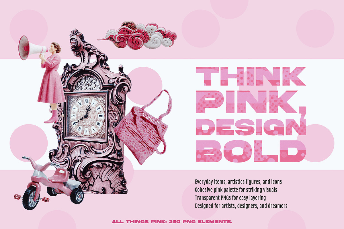 ALL THINGS PINK: 250 PNG Elements, an Object Graphic by Megan Aili Designs (Photo 3 of 17)