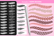Procreate Rope stitch brushes, a Brush Add-On by Revabrush (Thumbnail 2 of 6)