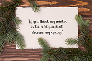 Cold Outside - Lovely Script, a Script Font by Sronstudio (Thumbnail 6 of 10)