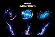 Magic Blue Golden Overlay Effects, an Object Graphic by Mikel Blazgad (Thumbnail 2 of 11)