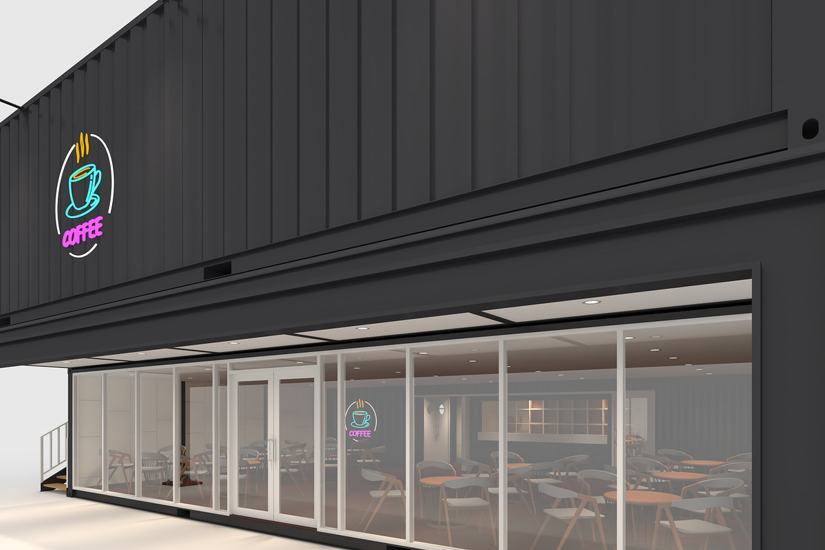 3D Model Container Cafe 14, an Architecture 3D Model by SR 3D Visual (Photo 16 of 19)
