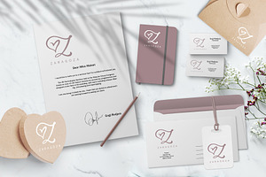 Wedding Heart Monogram Font