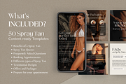 Spray Tanning Instagram Posts, a Social Media Template by Design Lush Studio (Thumbnail 5 of 9)