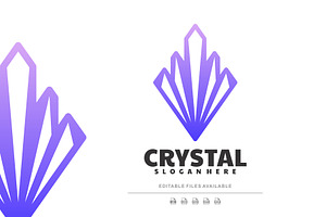 Crystal Line Art Logo