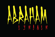 ABRAHAM TALL CAPS, a Sans Serif Font by Beau Hopps Design (Thumbnail 2 of 2)