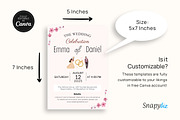 Modern Beige Wedding Invitation Temp, an Invitation Template by Snapybiz (Thumbnail 3 of 8)