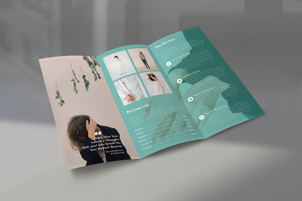 Photography Trifold, a Brochure Template by Bookrak Graphic Design (Photo 8 of 9)