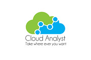 Cloud Analyst : Cloud Services Logo, a Branding & Logo Template by Conflutech Designs (Thumbnail 4 of 4)