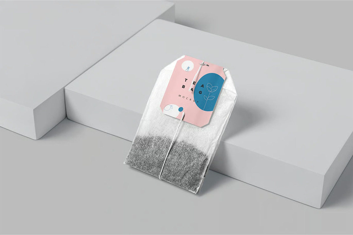 Tea bag Mockup, a Product Mockup by megostudi0 (Photo 3 of 7)