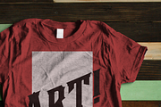 5 Ladies tee mockups! Crew & V-neck!, a Shirt Mockup by SLTFNDRY (Thumbnail 5 of 7)