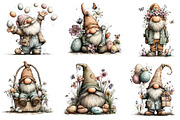 Whimsical Easter Gnome Clipart, an Illustration by Dream Creation (Thumbnail 4 of 7)