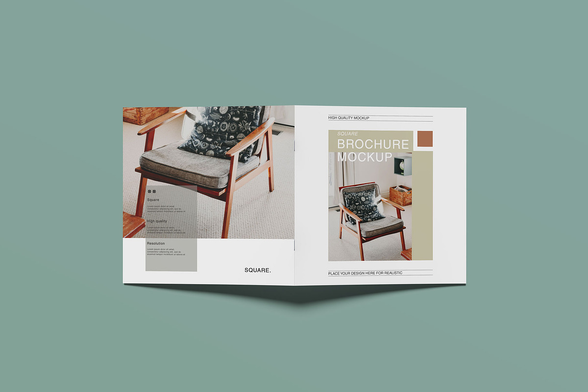 Square Brochure Catalog Mockup, a Print Template by Jestdio (Photo 11 of 14)