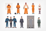 Police station or jail with people, a Person Illustration by Good Studio (Thumbnail 2 of 3)