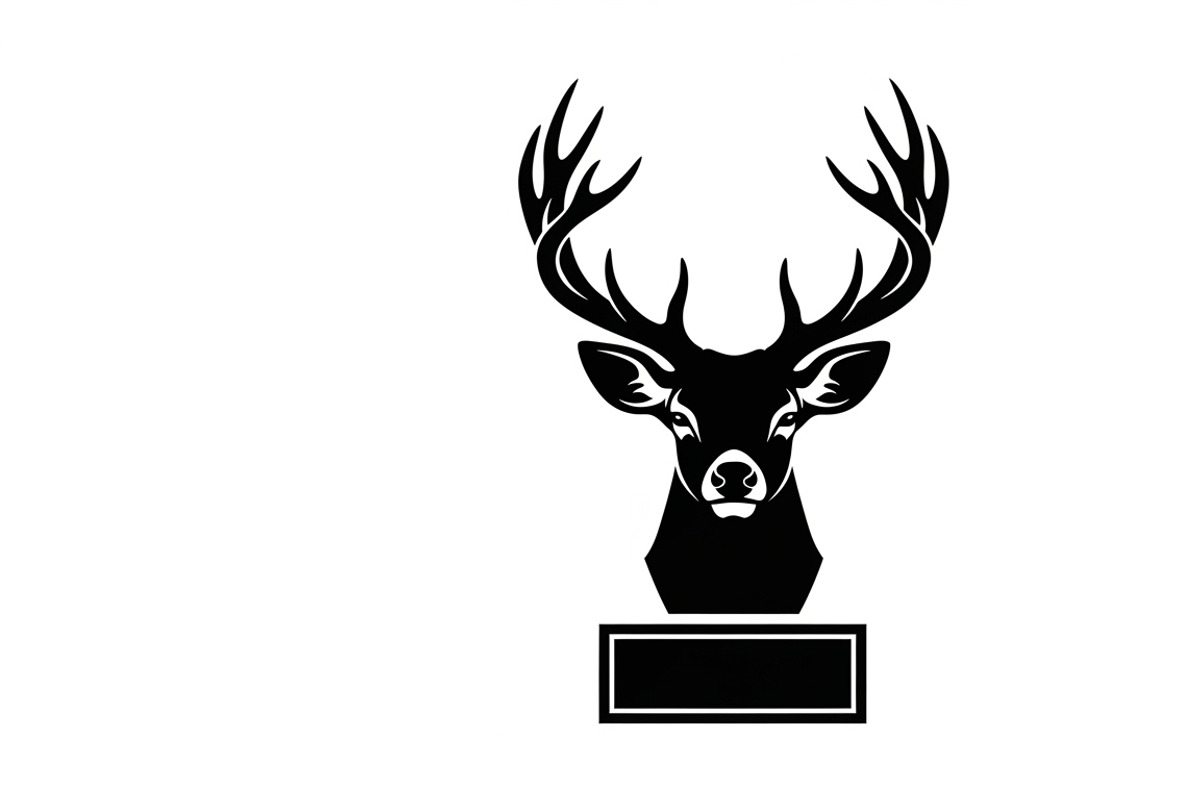 deer head wall mount silhouette, an Illustration by Amazin_art (Photo 20 of 51)