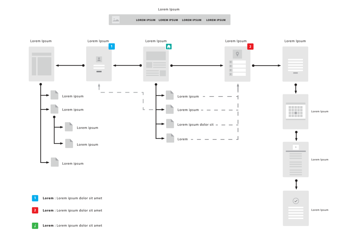 Website Flowchart, a Mockup by Luxgood Creative (Photo 4 of 4)