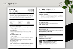 ATS Resume CV Word & Google Docs 50