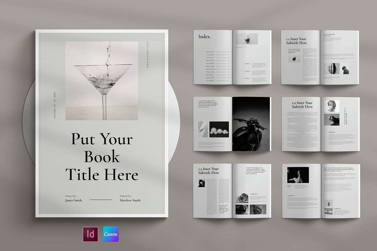 Book Title Layout, a Brochure Template by Seeing-art (Photo 1 of 14)