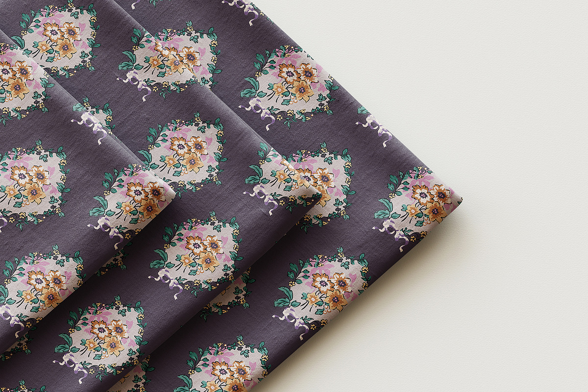 Floral Medallion Seamless Pattern, a Pattern Graphic by StudioGlouna (Photo 10 of 11)
