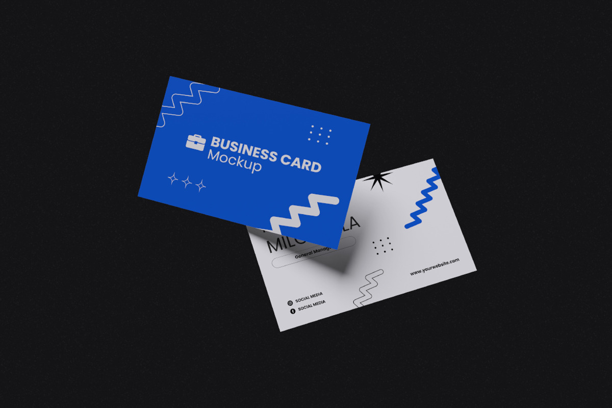 Business Card Mockup Bundle Set, an Advertising Mockup by Rielismee (Photo 4 of 5)