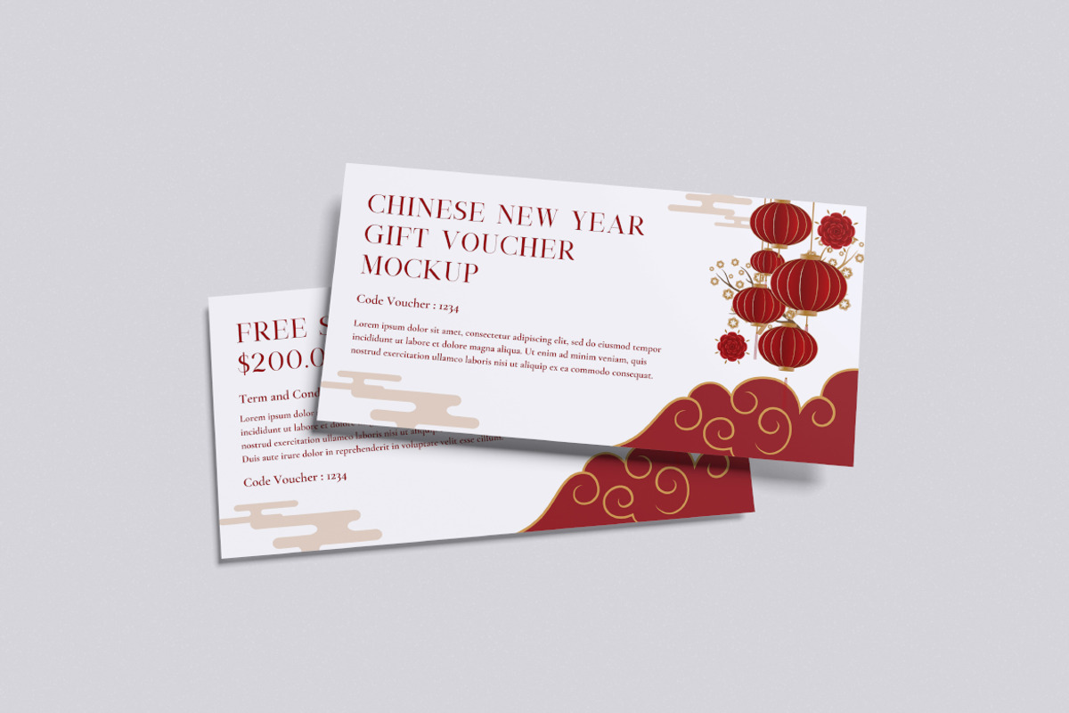 Gift Voucher Mockup Bundle Set, an Advertising Mockup by Rielismee (Photo 5 of 5)