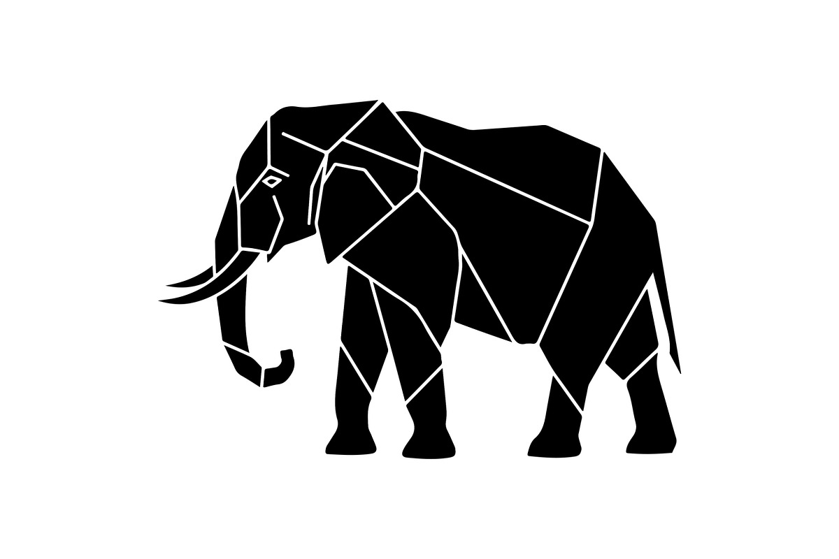 Elephant Vector Elements Bundle, an Animal Illustration by balal (Photo 7 of 17)