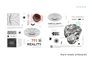 Grid retro abstract & geometric set., an Object Graphic by lisa_kalev (Thumbnail 10 of 11)