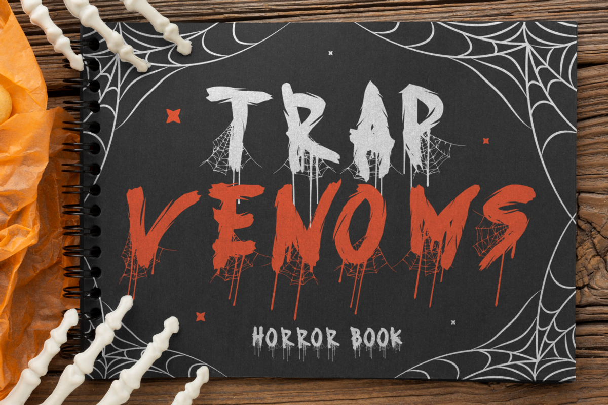 Black Thread Horror Font, a Font by PutraCetol Studio (Photo 3 of 5)