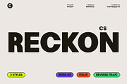 CS Reckon – Bold Sans Serif, a Sans Serif Font by Craft Supply Co. (Thumbnail 1 of 8)