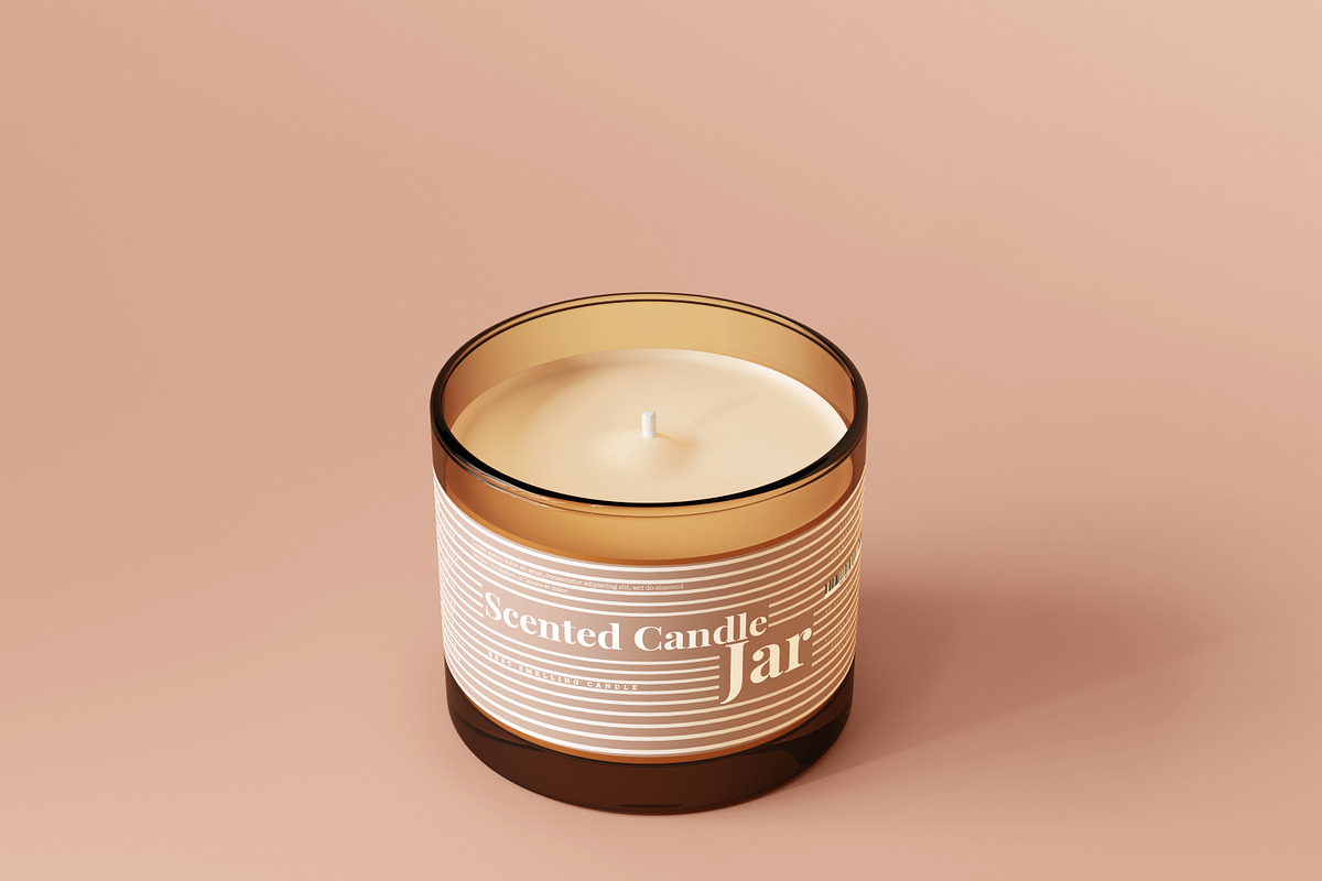 Amber Glass Candle Mockup Bundle, a Packaging Mockup by pmvch (Photo 67 of 135)