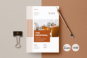 The Proposal | Canva, InDesign, a Brochure Template by BrochuresFactory (Thumbnail 1 of 11)