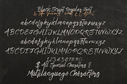 Black Script SVG Bold Brush Font, a Script Font by Cruzine (Thumbnail 5 of 7)