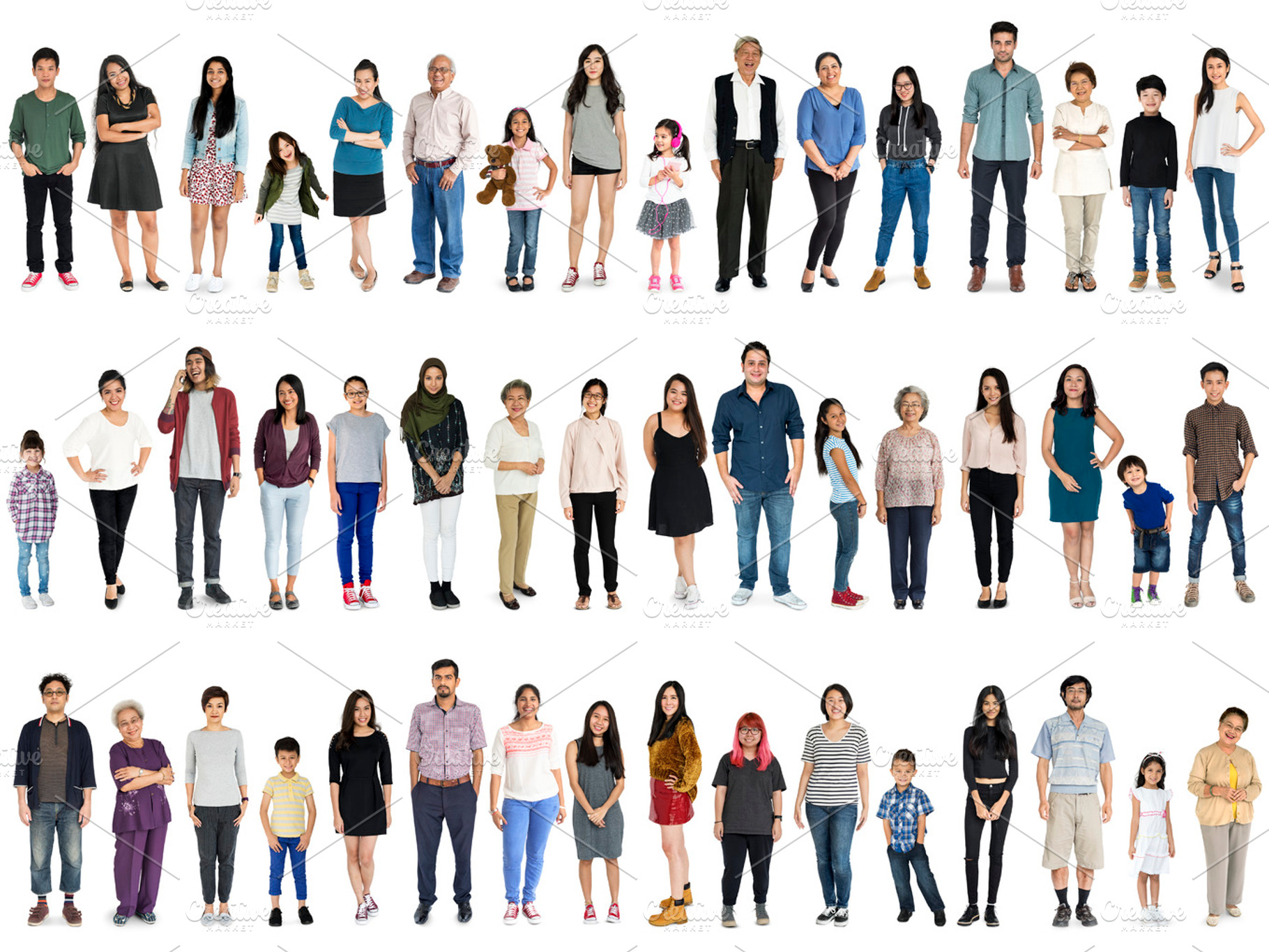 Studio full body set, a Person Photo by rawpixel