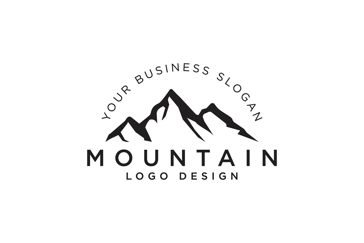 Mountain Logo Design, a Branding & Logo Template by FransiskaDesign