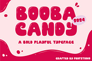 Booba Candy - Bold Bubble Typeface, a Sans Serif Font by PROF STUDIO (Thumbnail 1 of 5)