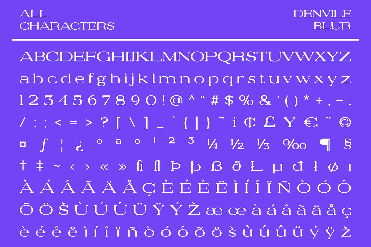 Denvile Blur, a Serif Font by Craft Supply Co. (Photo 8 of 8)