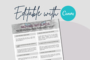 Moving With Pets Checklist CANVA, a Flyer Template by RealEstateDreams (Thumbnail 2 of 3)