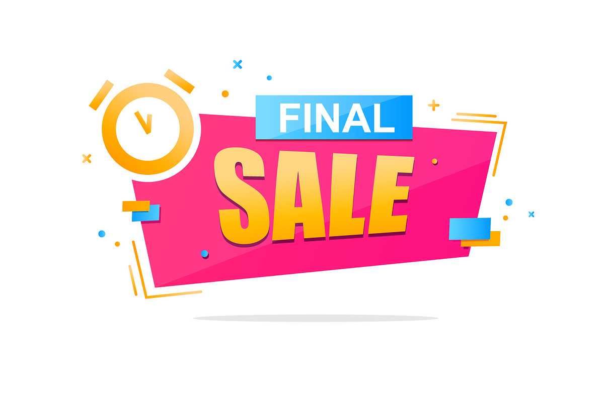 Colorful Final Sale banner design., a Social Media Template by Traudl's shop