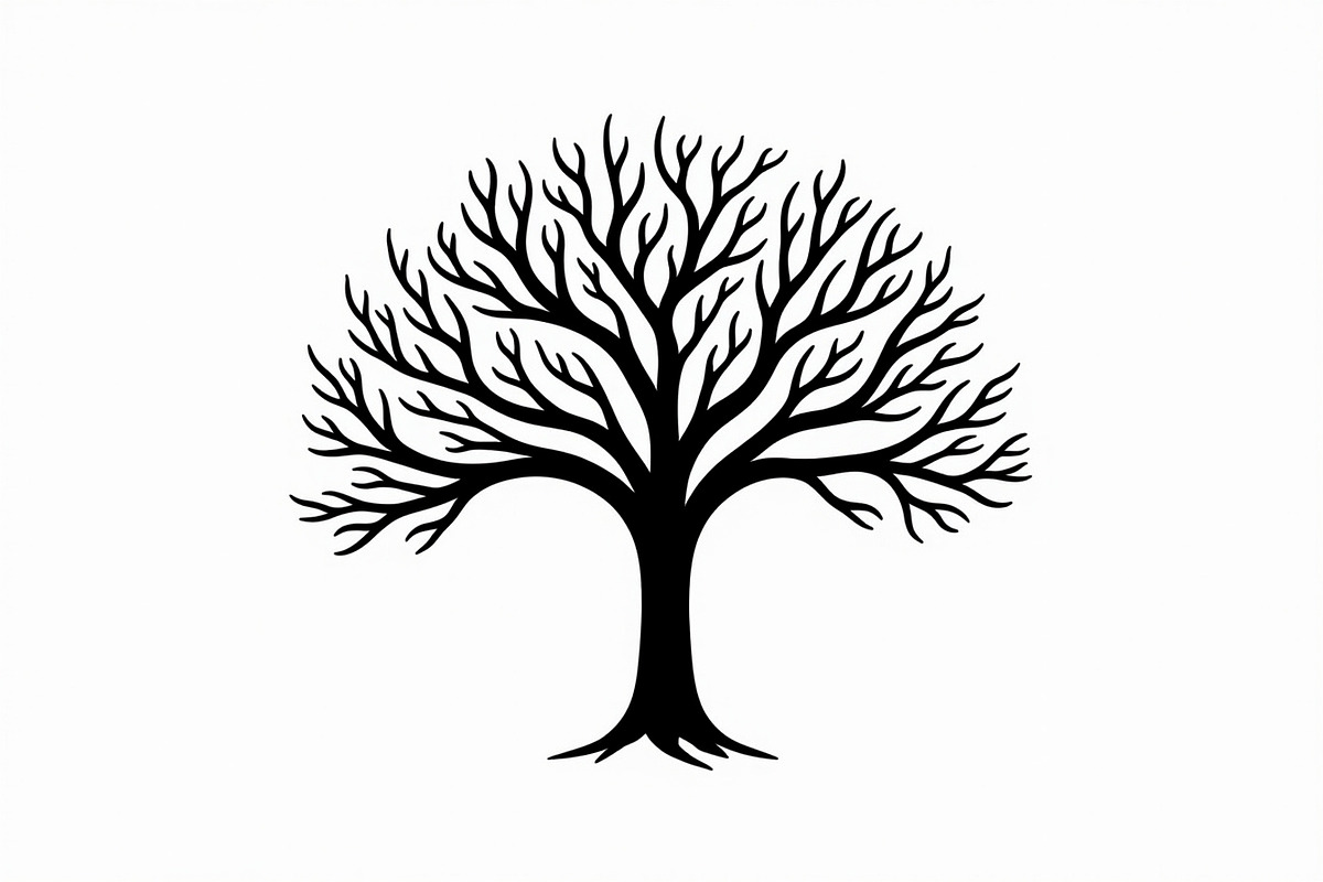 Nature Tree Silhouette Set, an Illustration by Creativeshirt (Photo 3 of 9)